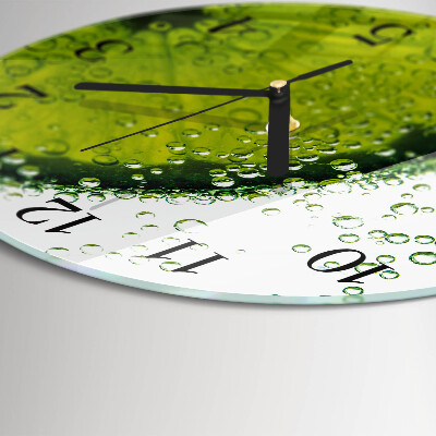 Round wall clock Calcium carbonate