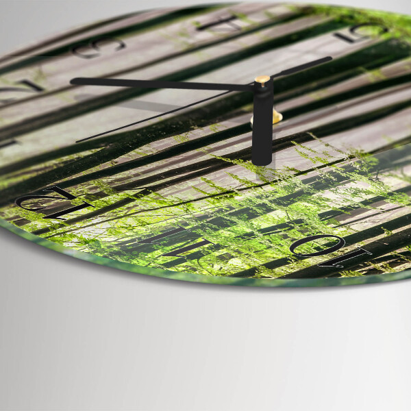 Round wall clock Forest