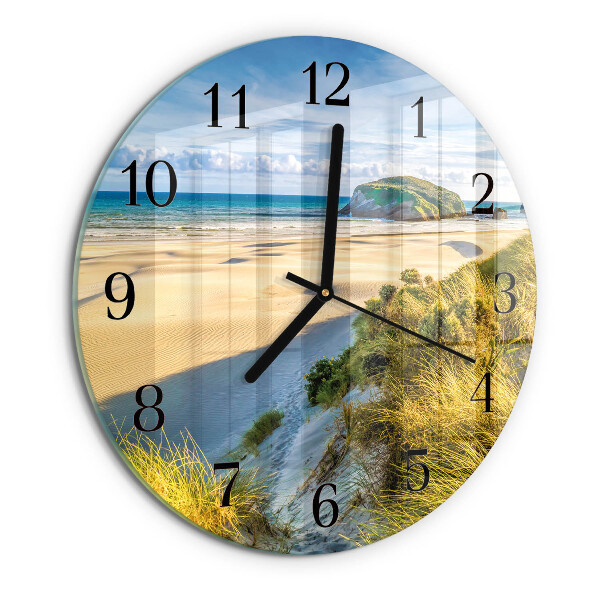 Round wall clock Beach