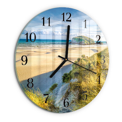 Round wall clock Beach