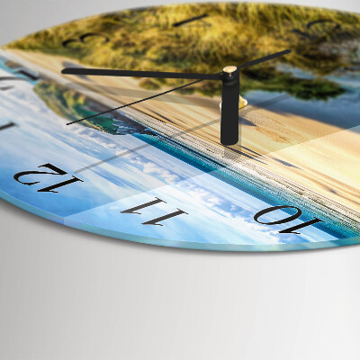 Round wall clock Beach