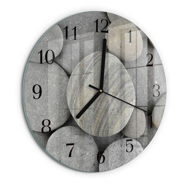 Round wall clock Stones