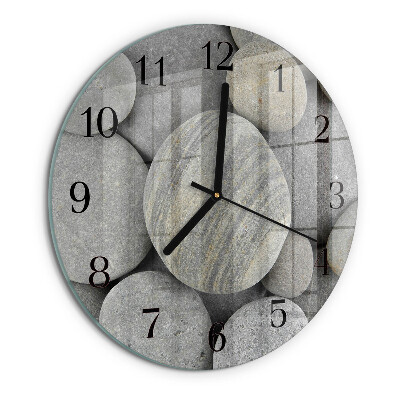 Round wall clock Stones