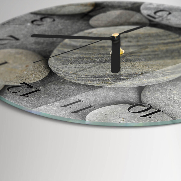 Round wall clock Stones