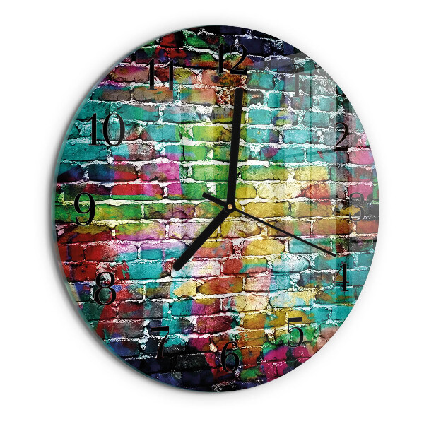 Round wall clock Brick