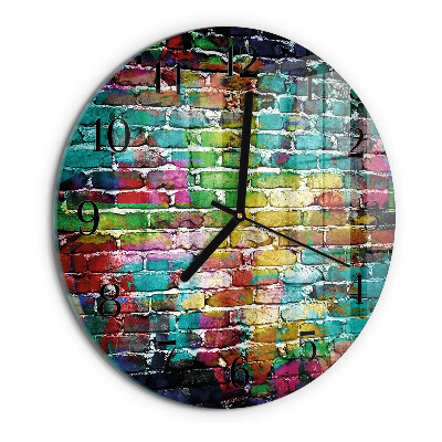 Round wall clock Brick