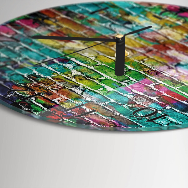 Round wall clock Brick