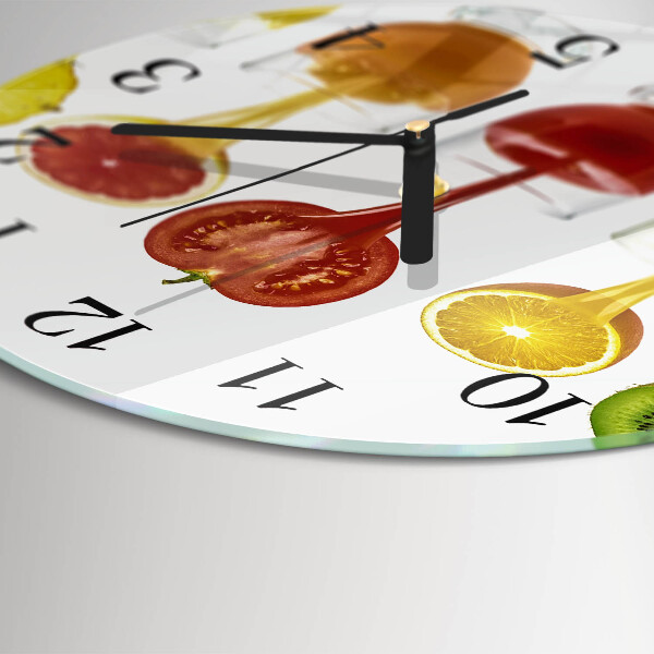 Round wall clock Juice