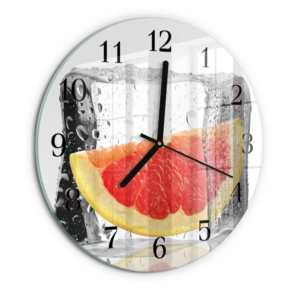Round wall clock Grapefruit Ice Cream