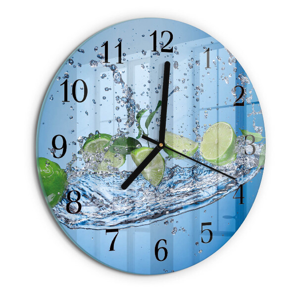 Round wall clock Limes