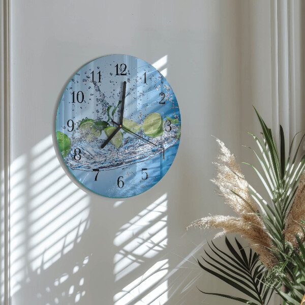 Round wall clock Limes
