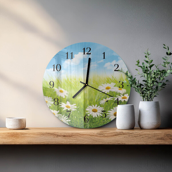 Round wall clock Meadow