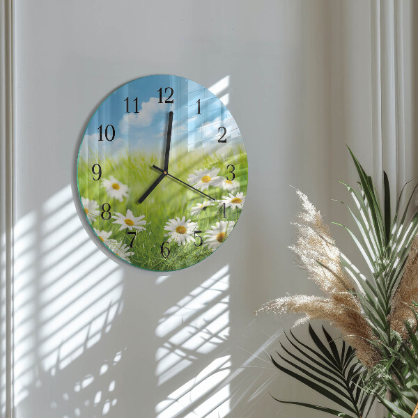 Round wall clock Meadow