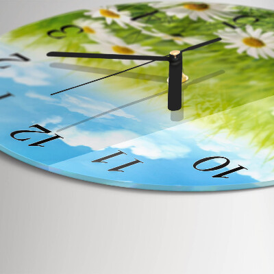 Round wall clock Meadow