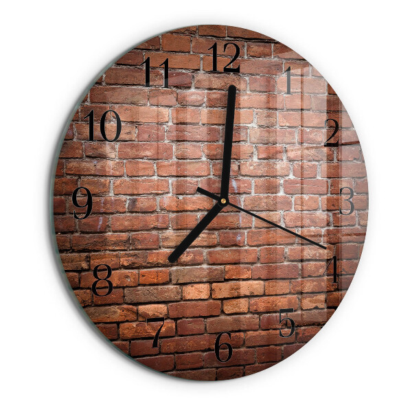 Round wall clock Brick