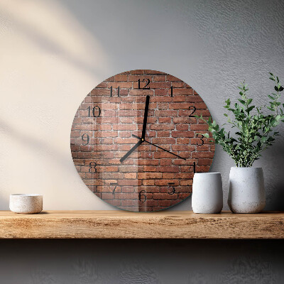 Round wall clock Brick