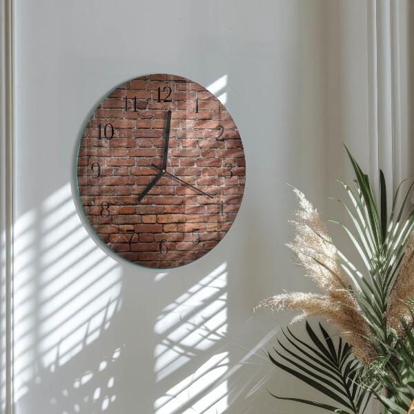 Round wall clock Brick