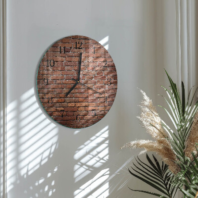 Round wall clock Brick