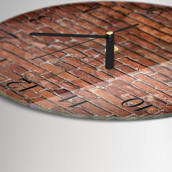 Round wall clock Brick