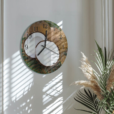 Round wall clock Coconuts
