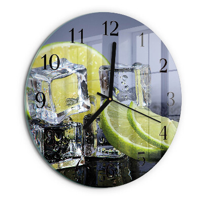 Round wall clock Citrus Fruits