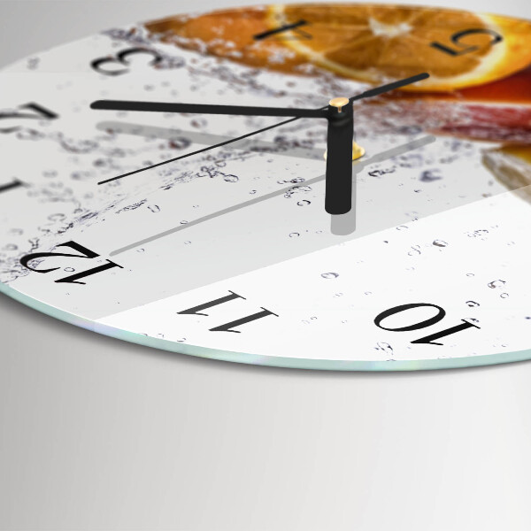 Round wall clock Oranges