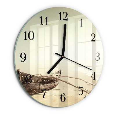 Round wall clock Łódź