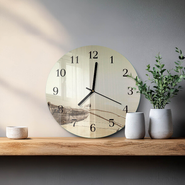 Round wall clock Łódź