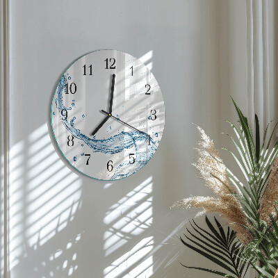 Round wall clock Water