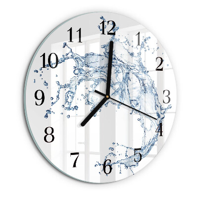 Round wall clock Water