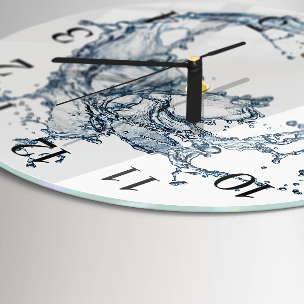 Round wall clock Water