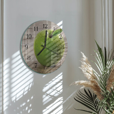 Round wall clock Apples