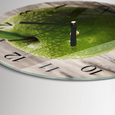 Round wall clock Apples