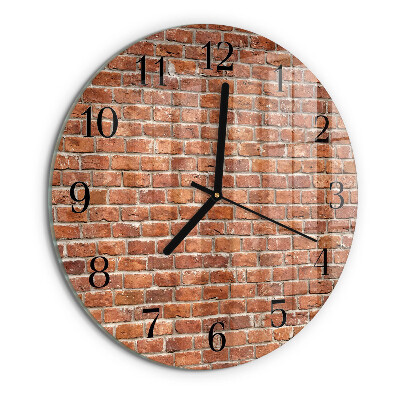 Round wall clock Brick