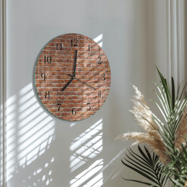 Round wall clock Brick