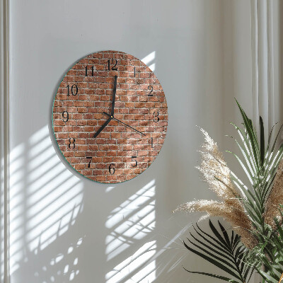 Round wall clock Brick