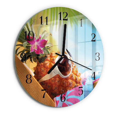 Round wall clock Pineapple