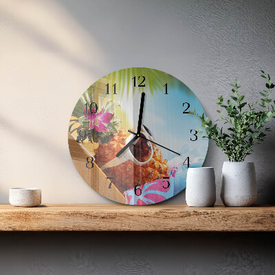 Round wall clock Pineapple