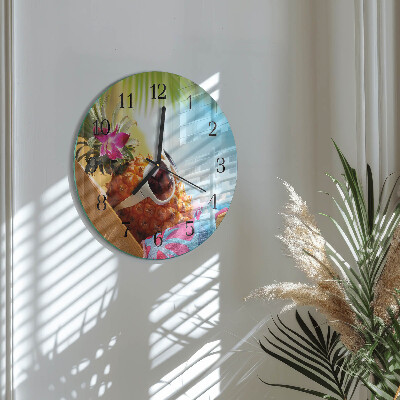 Round wall clock Pineapple
