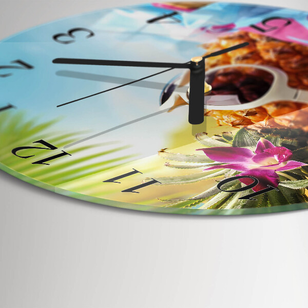 Round wall clock Pineapple