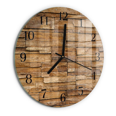 Round wall clock Clinker