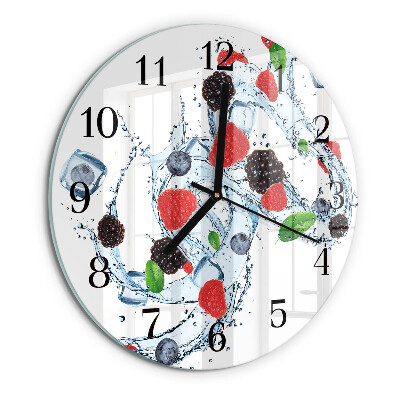 Round wall clock Fruit Ice Cream