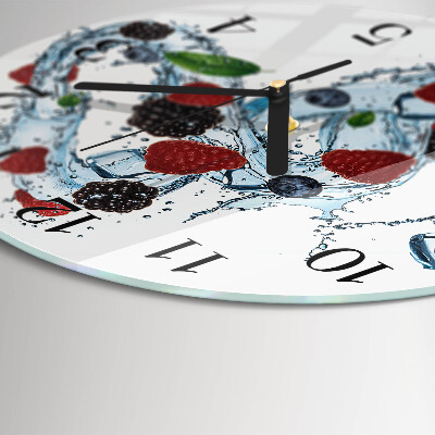 Round wall clock Fruit Ice Cream