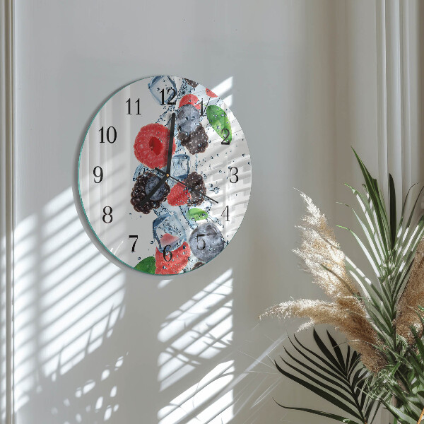 Round wall clock Fruit Ice Cream