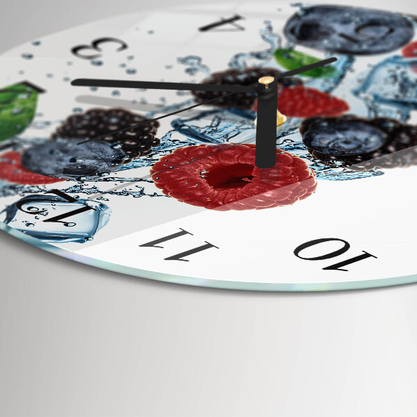 Round wall clock Fruit Ice Cream