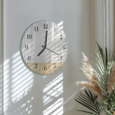 Round wall clock Brick