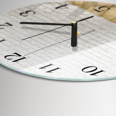Round wall clock Brick