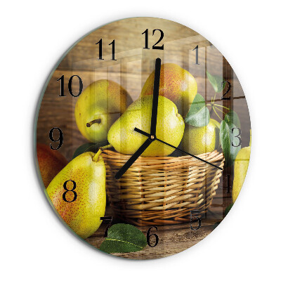 Round wall clock Pears