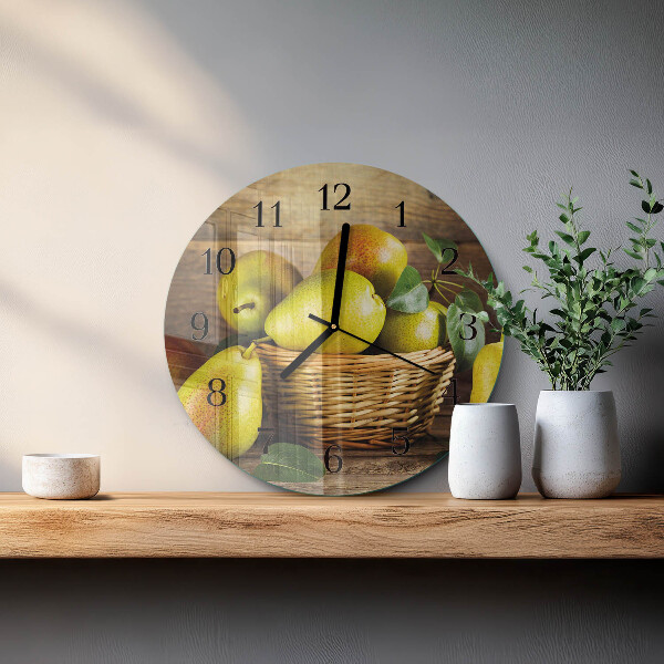 Round wall clock Pears