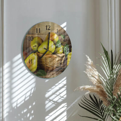 Round wall clock Pears